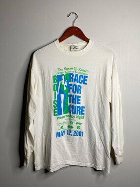 2001 Race For The Cure long sleeve tee size medium